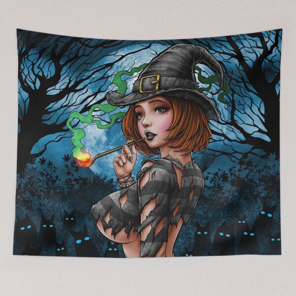 Item preview, Halloween witch anime designed and sold by Winya.