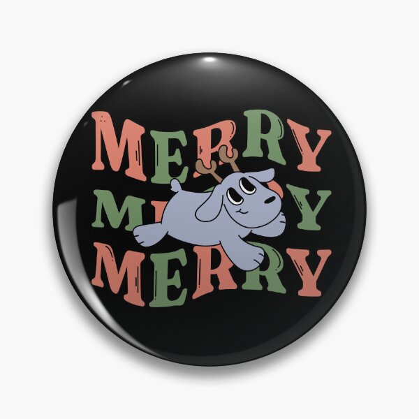 Item preview, Merry xmas cute reindeer dog groovy retro vintage Christmas matching family  designed and sold by TNwandesignart.