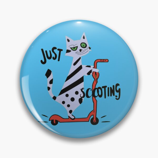 Item preview, Cat Just Scooting designed and sold by Glamalt.