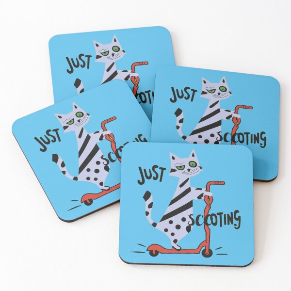 Item preview, Cat Just Scooting designed and sold by Glamalt.