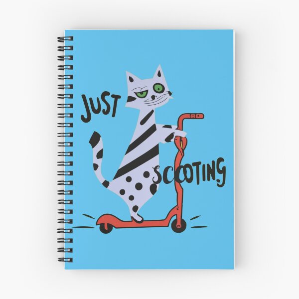 Item preview, Cat Just Scooting designed and sold by Glamalt.