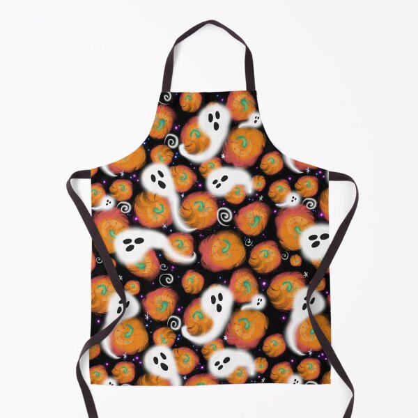 Item preview, Haunted ghost Halloween pumpkin patch designed and sold by ookaiyah.