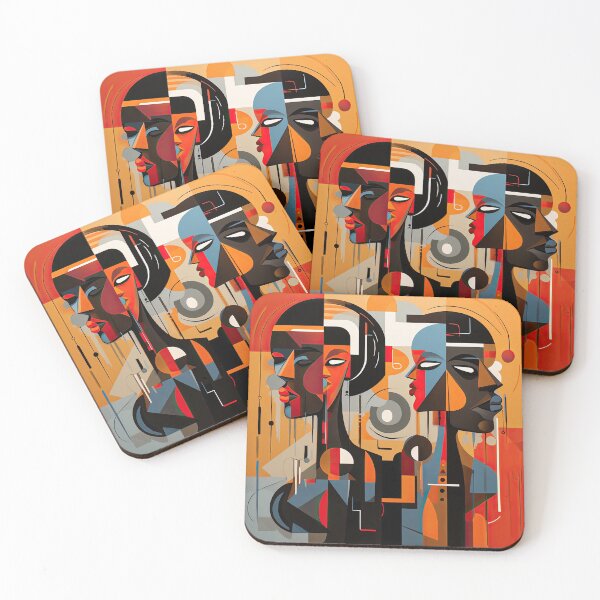 Item preview, African Tribe Bauhaus Design designed and sold by ArtificialGenes.