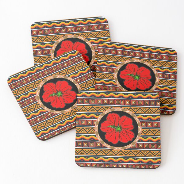 Item preview, African tribal bright floral Pattern  designed and sold by Nishad4.