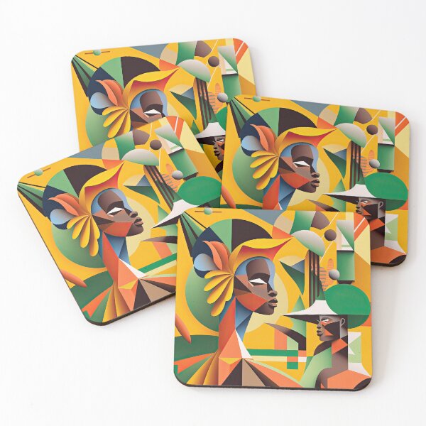 Item preview, African Tribe Bauhaus Design designed and sold by ArtificialGenes.