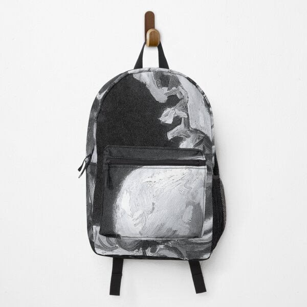 Item preview, Skull of a Skeleton with Burning Cigarette (Black and White) - Vincent van Gogh designed and sold by SimpleJoyStyle.