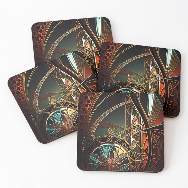 Item preview, “Cyberpunk Mosaic: Futuristic Circuit Art” designed and sold by Art-Vortex-fr.
