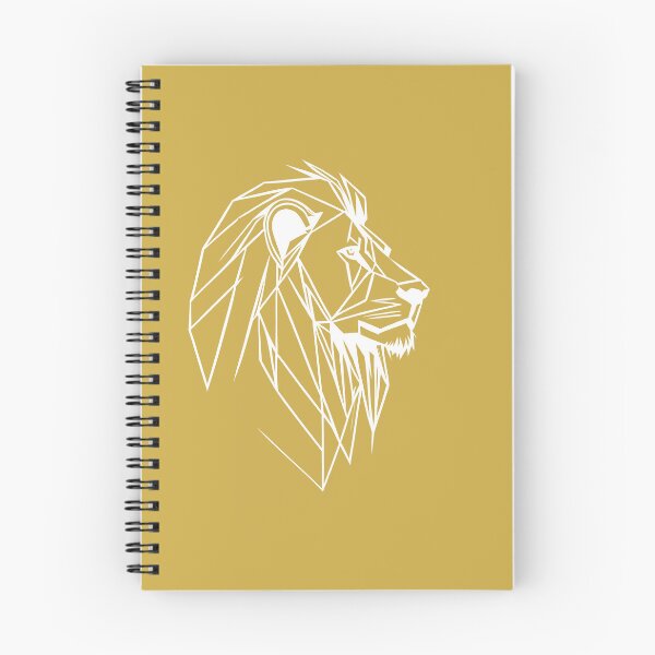 Item preview, White Line Lion Sundance Gold BG designed and sold by DiscoGypsyFish.