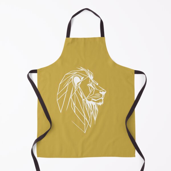 Item preview, White Line Lion Sundance Gold BG designed and sold by DiscoGypsyFish.