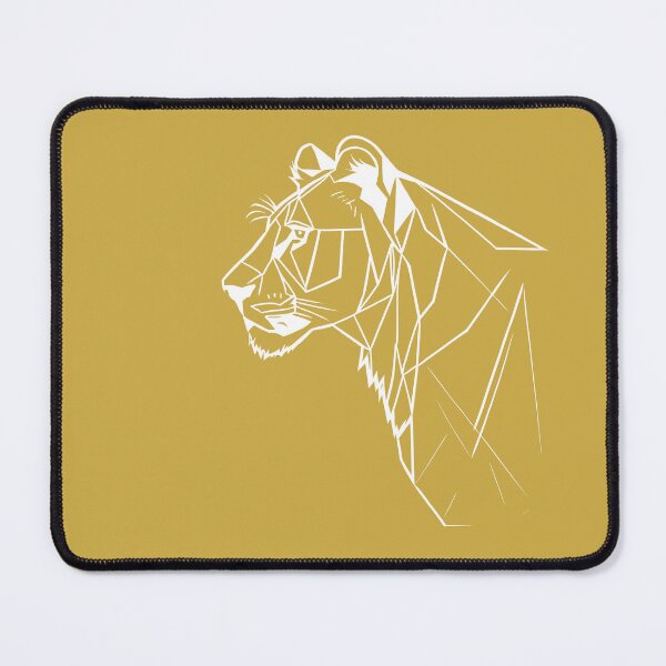 Item preview, White Line Lioness Sundance Gold BG designed and sold by DiscoGypsyFish.