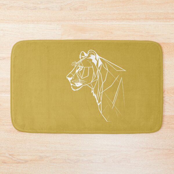 Item preview, White Line Lioness Sundance Gold BG designed and sold by DiscoGypsyFish.