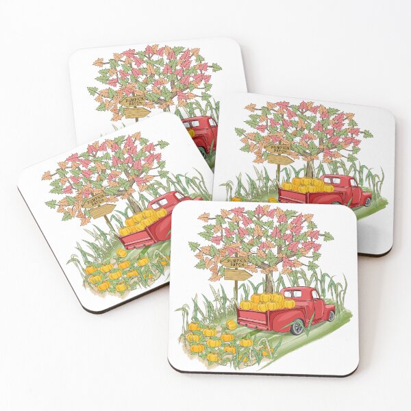 Item preview, Vintage Pumpkin Truck  Fall - Autumn  designed and sold by Ayesha Saleem.