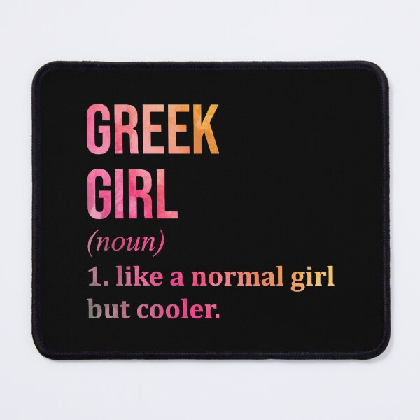 Item preview, Greek Girl Definition Greece in Watercolor designed and sold by XCIV.