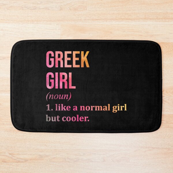 Item preview, Greek Girl Definition Greece in Watercolor designed and sold by XCIV.