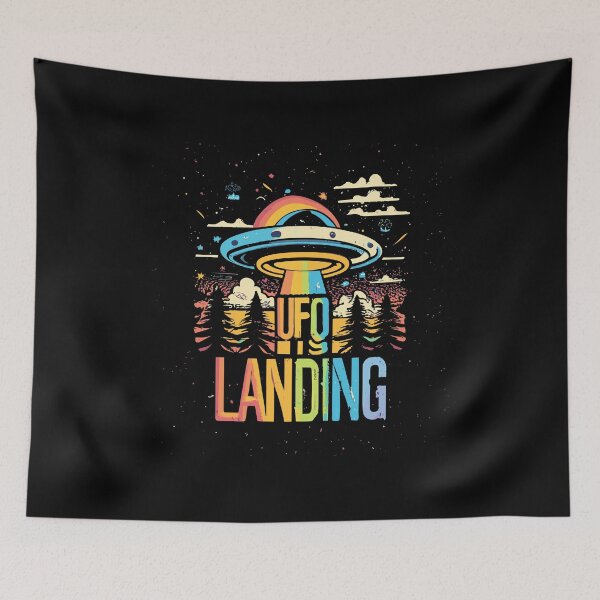 Item preview, UFO is landing. Design 4 designed and sold by Arno-Onei.