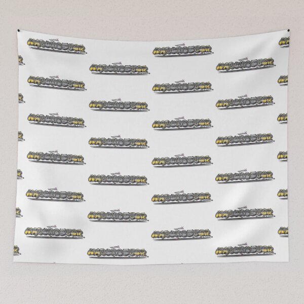 Item preview, Manchester Metrolink Graffiti throw-up spell-out typography designed and sold by jimmy-digital.