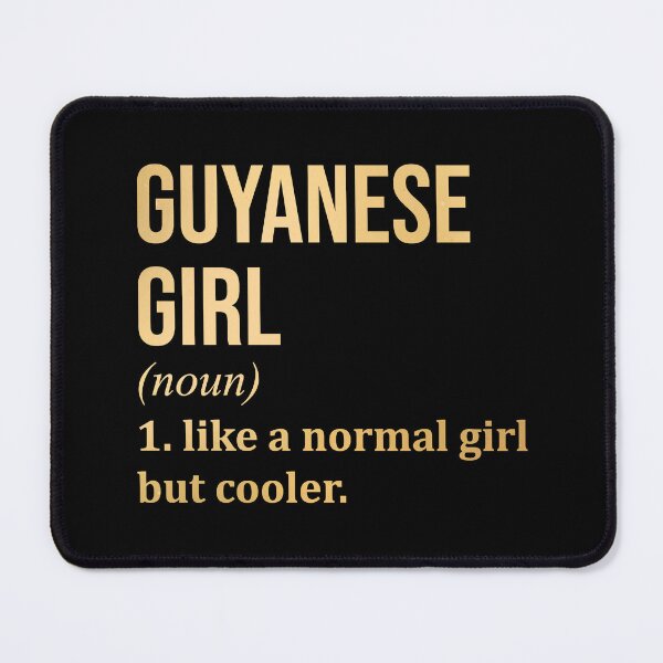 Item preview, Guyanese Girl Definition Guyana in Gold designed and sold by XCIV.
