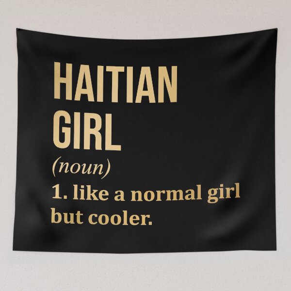 Item preview, Haitian Girl Definition Haiti in Gold designed and sold by XCIV.