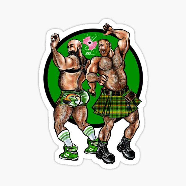 Bullethole Beardance: Boogie Bears Sticker