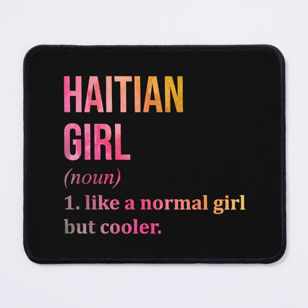 Item preview, Haitian Girl Definition Haiti in Watercolor designed and sold by XCIV.