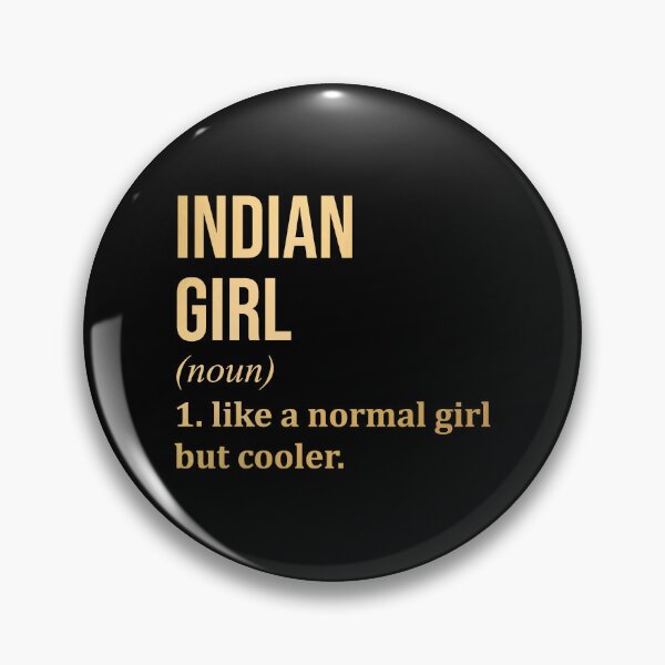 Item preview, Indian Girl Definition India in Gold designed and sold by XCIV.