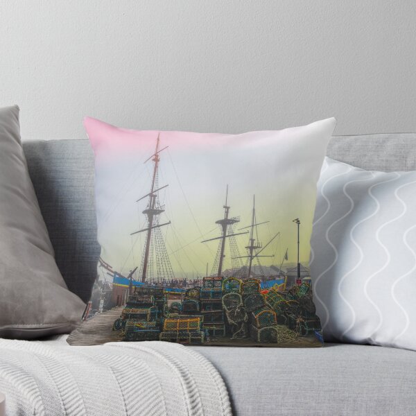 Item preview, Whitby Harbour Misty Morning  designed and sold by Alisonchambers2.