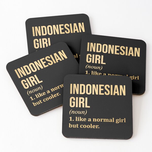 Artikelvorschau, Indonesische Mädchen Definition Indonesien in Gold entworfen und verkauft von XCIV.