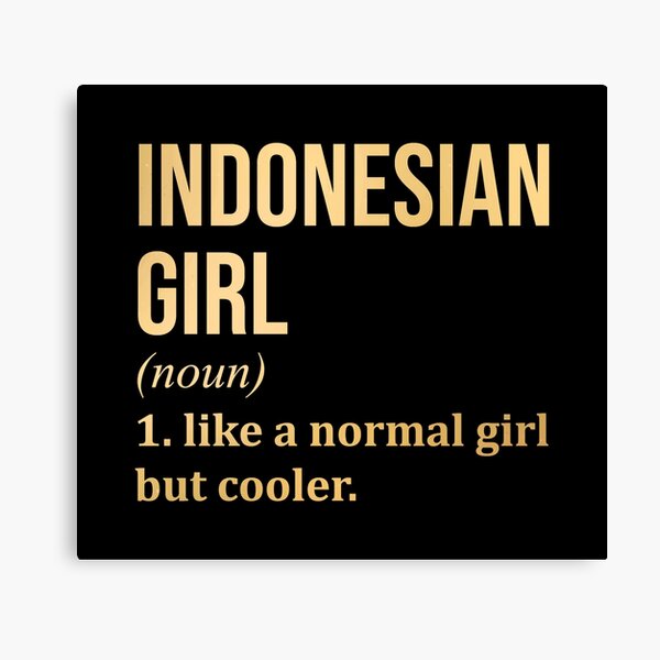 Item preview, Indonesian Girl Definition Indonesia in Gold designed and sold by XCIV.