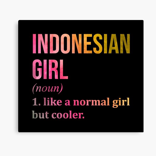 Item preview, Indonesian Girl Definition Indonesia in Watercolor designed and sold by XCIV.