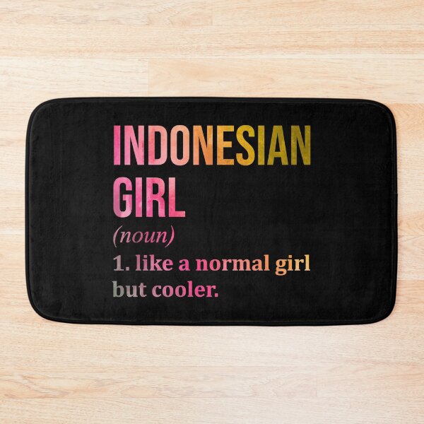 Item preview, Indonesian Girl Definition Indonesia in Watercolor designed and sold by XCIV.