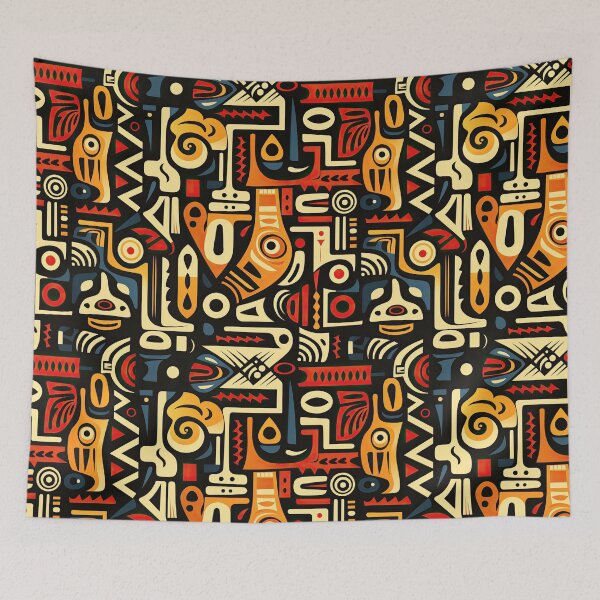 Item preview, Seamless pattern Kuba cloth design designed and sold by Chrisseee.