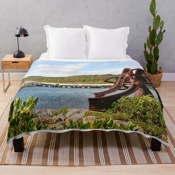 Item preview, King Island jetty and old machinery, Australia designed and sold by FranWest.