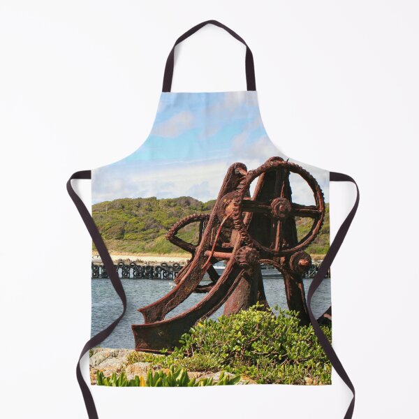 Item preview, King Island jetty and old machinery, Australia designed and sold by FranWest.