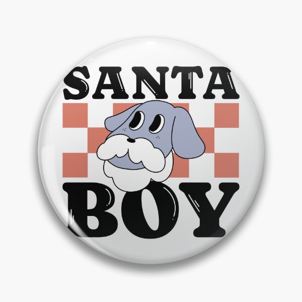 Item preview, Santa boy cute dog groovy retro vintage Christmas xmas matching family  designed and sold by TNwandesignart.