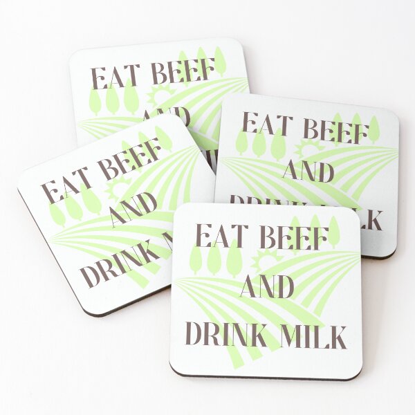 Item preview, Eat Beef and drink milk designed and sold by NexCreation.