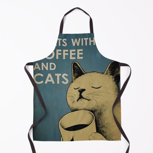 Item preview, Good day starts with coffee and cats. designed and sold by francesthrift.