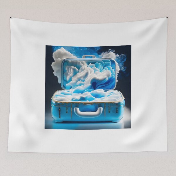 Item preview, Cloudy Suitcase designed and sold by Everythingstakn.