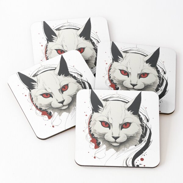 Item preview, Red Eyes Cat designed and sold by MindFrank.