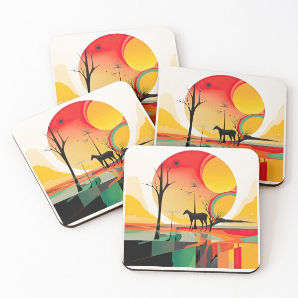 Artikelvorschau, African Savanna Bauhaus Design entworfen und verkauft von ArtificialGenes.