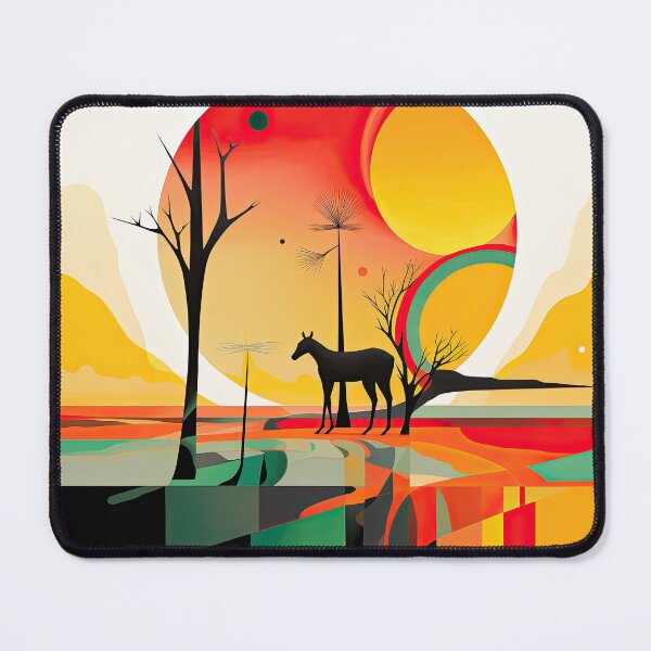 Item preview, African Savanna Bauhaus Design designed and sold by ArtificialGenes.