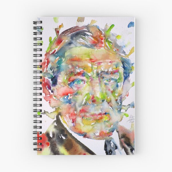 Item preview, T. S. ELIOT - watercolor portrait designed and sold by lautir.