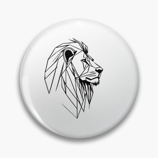 Item preview, Black Line Lion designed and sold by DiscoGypsyFish.