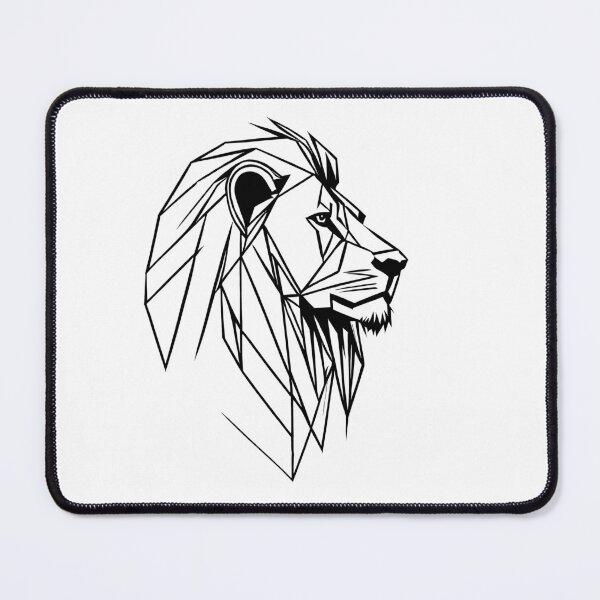 Item preview, Black Line Lion designed and sold by DiscoGypsyFish.