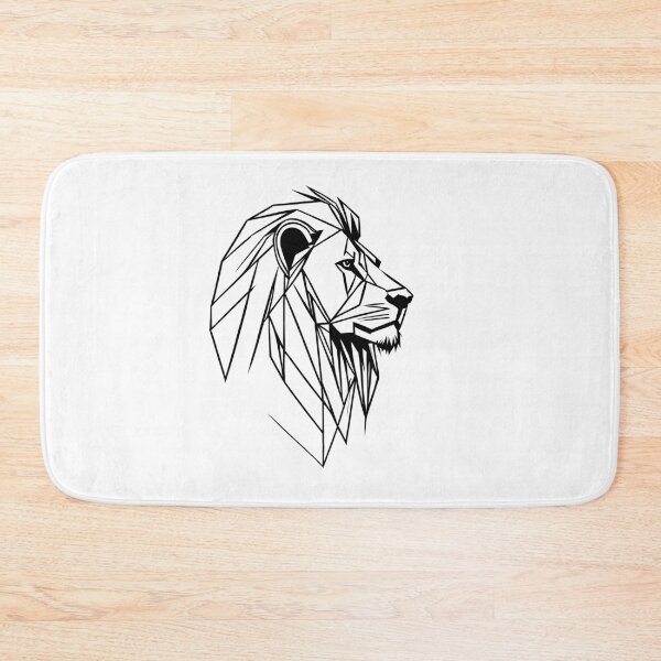 Item preview, Black Line Lion designed and sold by DiscoGypsyFish.