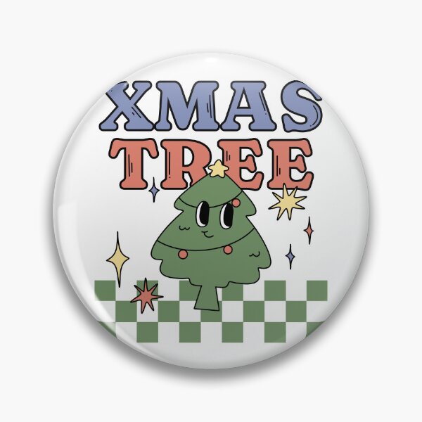 Item preview, xmas tree smiley groovy retro vintage Christmas matching family squad designed and sold by TNwandesignart.