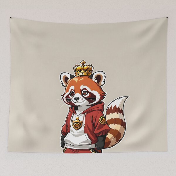 Item preview, King Red Panda designed and sold by CraftyUniverse.
