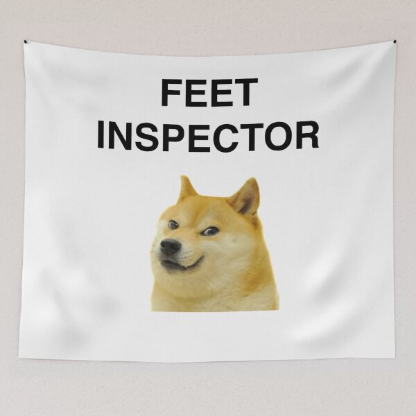 Item preview, Feet Inspector Doge Classic designed and sold by martineboud.