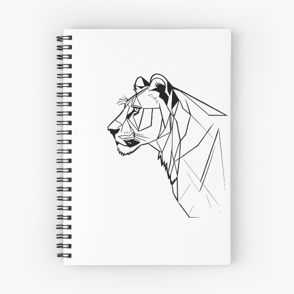 Item preview, Black Line Lioness designed and sold by DiscoGypsyFish.