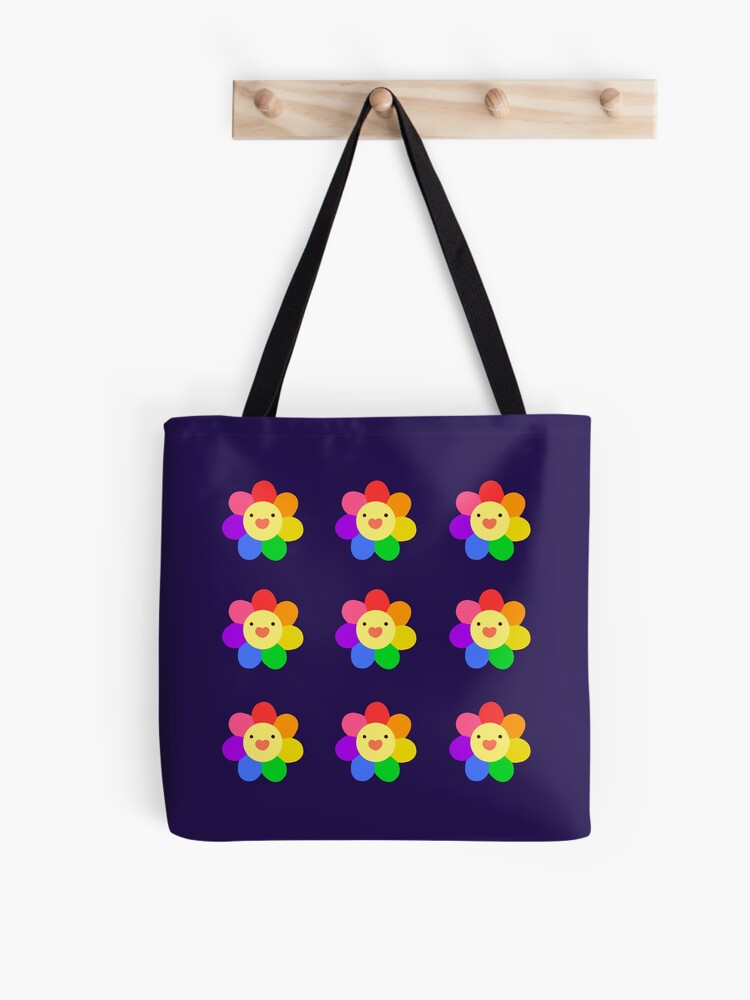 BTS (방탄소년단) J-hope Hobicore Rainbow Flowers (9) Tote Bag