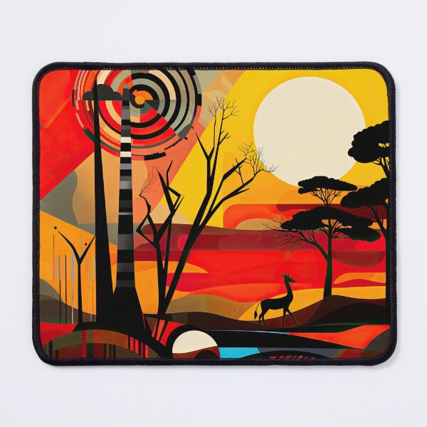 Item preview, African Savanna Bauhaus Design designed and sold by ArtificialGenes.
